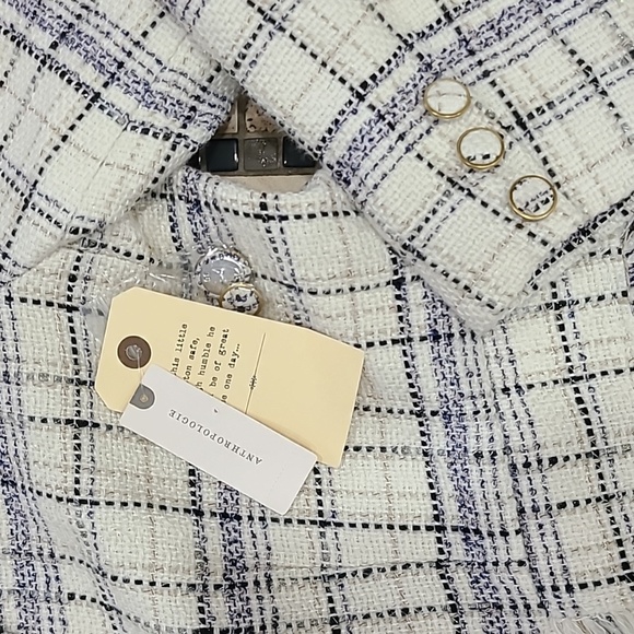 Anthropologie Tweed Dickie Blazer - Picture 7 of 14